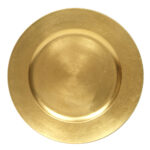 Classic gold charger plate