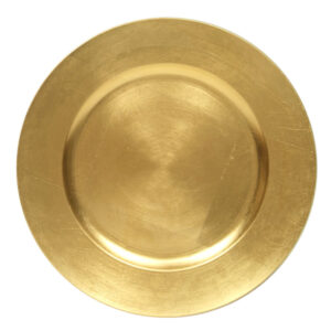 Classic gold charger plate