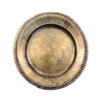 Champagne studded charger plate